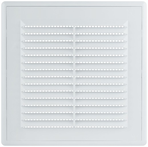 Вентиляционная решетка, пластиковая, 150 х 150 мм, съемная, с сеткой