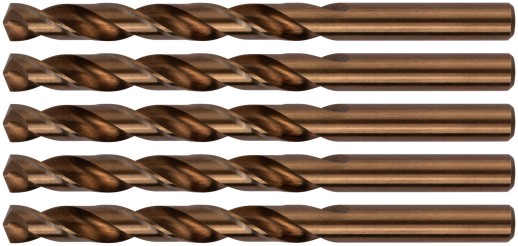Сверла по металлу HSS с добавкой кобальта 5% Профи 10,0 мм ( 5 шт.)