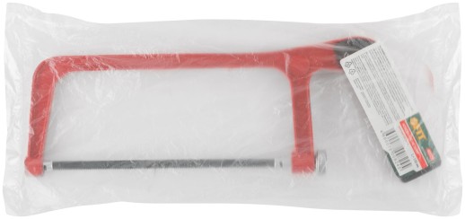 Ножовка по металлу мини 150 мм "Люкс", литой алюминиевый корпус, прорезиненная ручка