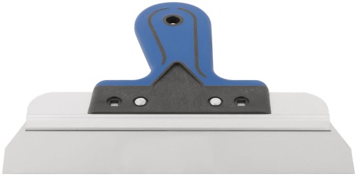 Шпатель фасадный Профи, нержавеющая сталь, прорезиненная ручка 250 мм