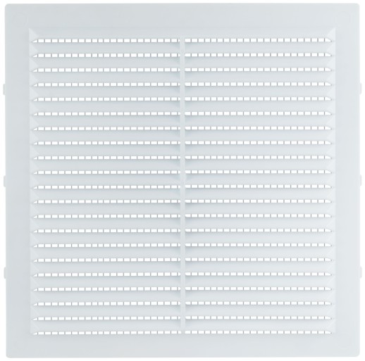 Вентиляционная решетка, пластиковая, 190 х 190 мм, с сеткой