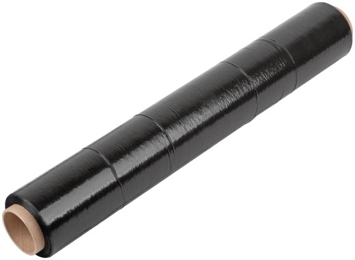 Стрейч-пленка черная 500 мм, 20 мкр, вес нетто 1 кг