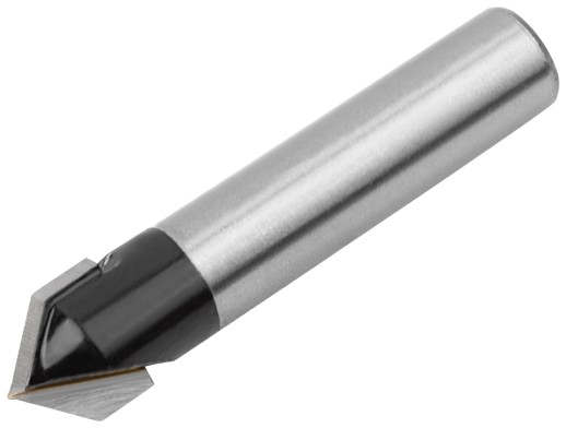 Фреза пазовая V-образная, DxHxL = 10 х 10 х 42 мм