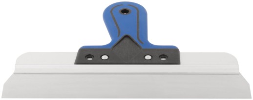 Шпатель фасадный Профи, нержавеющая сталь, прорезиненная ручка 300 мм