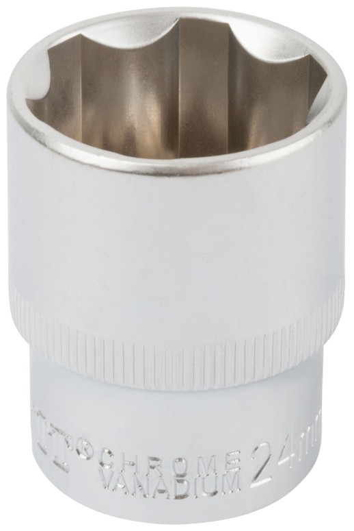 Головка 6-гранная CrV 1/2" 24 мм
