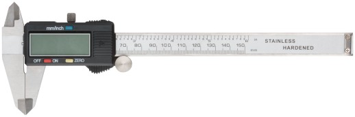 Штангенциркуль метал.нерж. с электронным отсчетом 150 мм/ 0,02 мм