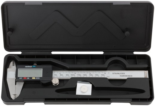 Штангенциркуль метал.нерж. с электронным отсчетом 150 мм/ 0,02 мм