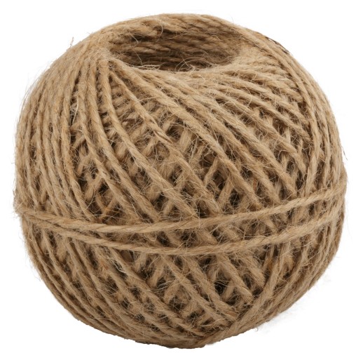 Шпагат джутовый, 2-ниточный, 1100 текс,  60 м