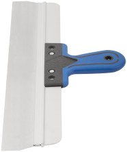 Шпатель фасадный Профи, нержавеющая сталь, прорезиненная ручка 450 мм