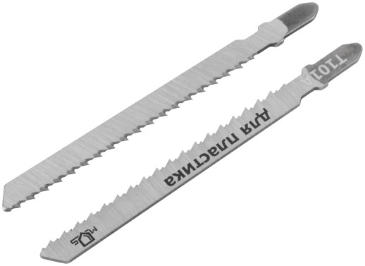 Полотна для эл. лобзика, Т101A, по дереву, HCS, 100 мм, 2 шт.