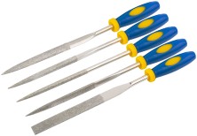 Надфили алмазные, мягкая ручка, 5х180х70 мм, 5 шт.