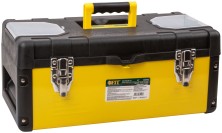 Ящик для инструмента пластиковый 18" ( 450х240х200 мм ) металл.замки, стенки стальные