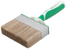 Макловица, 70% ПЭT/30% натуральная щетина, нерж. обжим, 2-К ручка, 120 х 30 мм