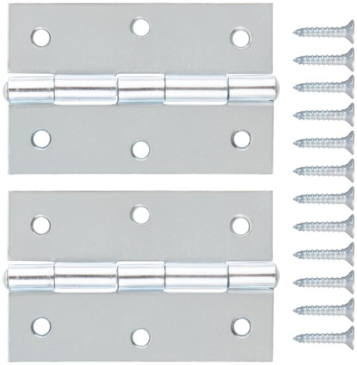 Петли универсальные, набор 2 шт., цинк 75 х 50 мм