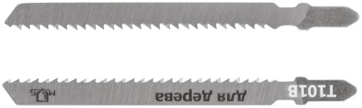 Полотна для эл. лобзика, T101B, по дереву, HCS, 100 мм, 2 шт.